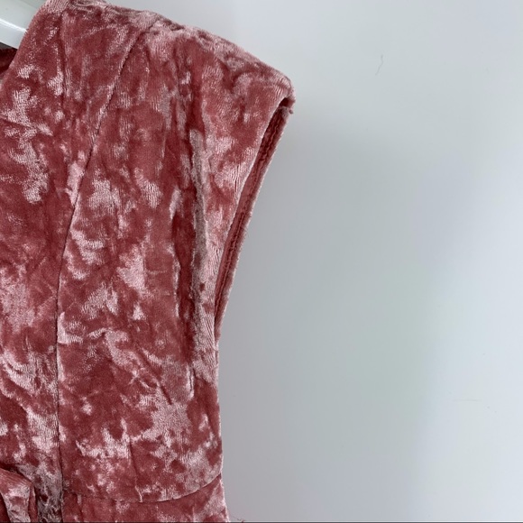 Cat & Jack mauve/pink girls' velvet dress, 4T - Picture 6 of 9